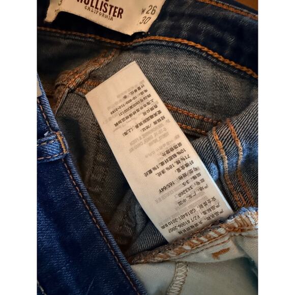 HOLLISTER JEANS-SIZE 3 SHORT - Picture 6 of 6